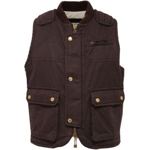 Dsquared2, Heren, Jassen, Bruin, Maat: M Poliester,