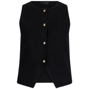 Liu Jo, Dames, Jassen, Zwart, Maat: S Viscose,