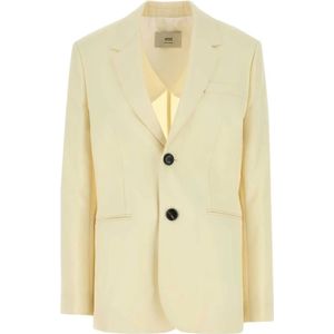 Ami Paris, Dames, Jassen, Geel, Maat: M Wol,