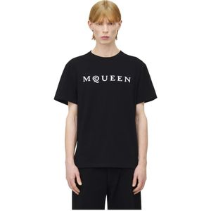 Alexander McQueen, Heren, Tops, Zwart, Maat: S