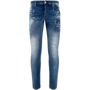 Dsquared2 Slim-fit Jeans , Blue , Heren , Maat: XL