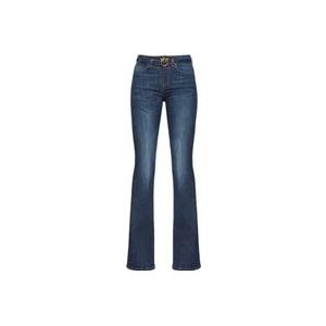 Pinko Flared Power Stretch Denim Jeans , Blue , Dames , Maat: W27