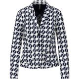 Marc Cain - Blazer - Kubus Print - Scubamateriaal - Sportief Ontwerp