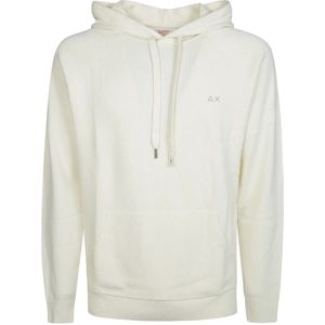 Sun68, Heren, Sweatshirts & Hoodies, Beige, Maat: XL