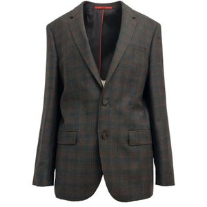 Hugo, Heren, Jassen, Grijs, Maat: M Wol,