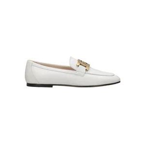 Tod's Kate Slipper in Zwart Leer , White , Dames , Maat: 37 1/2 EU