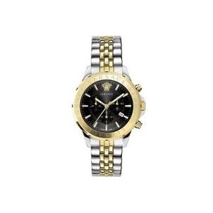 Versace Heren Chronograaf Signature Horloge , Gray , Heren , Maat: ONE Size