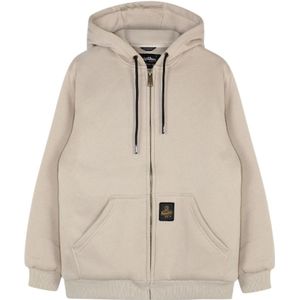 RefrigiWear, Heren, Sweatshirts & Hoodies, Beige, Maat: XL Katoen,