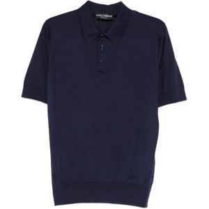 Dolce & Gabbana, Heren, Tops, Blauw, Maat: L