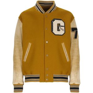 Golden Goose, Heren, Jassen, Bruin, Maat: M Wol,