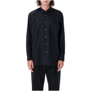 Comme des Garçons, Heren, Overhemden, Blauw, Maat: L Wol,