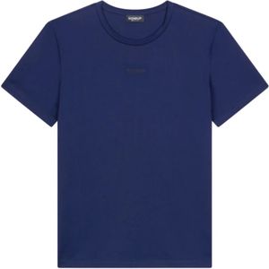 Dondup, Heren, Tops, Blauw, Maat: L Katoen,