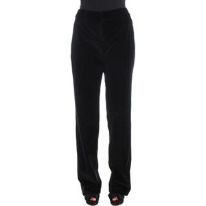 Ermanno Scervino, Dames, Broeken, Zwart, Maat: S Katoen,