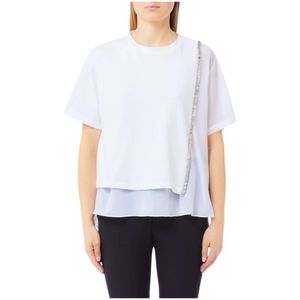 Liu Jo, Dames, Tops, Wit, Maat: M Katoen,