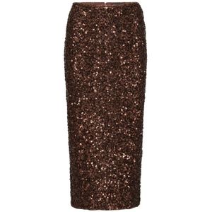 Rotate Birger Christensen, Dames, Rokken, Bruin, Maat: S Poliester,