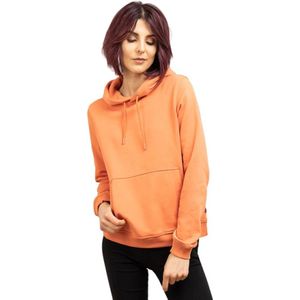 Herschel, Dames, Sweatshirts & Hoodies, Oranje, Maat: S Katoen,