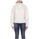 The North Face Mountain Range-donsjas Met Capuchon Voor Dames White Dune female