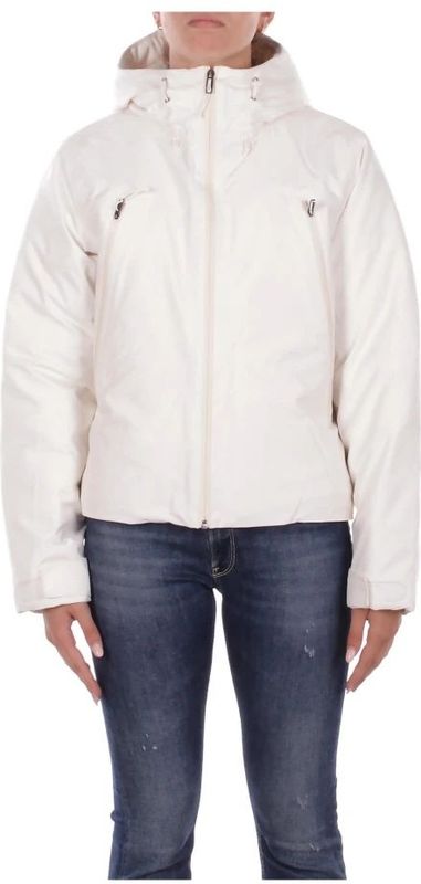 The North Face Mountain Range-donsjas Met Capuchon Voor Dames White Dune female