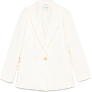 Forte Forte - Ivory Jasje - Blazer - Beige - Katoen