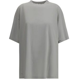 Balenciaga, Dames, Tops, Grijs, Maat: L Katoen,