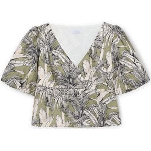 Motivi, Dames, Blouses & Shirts, Veelkleurig, Maat: 2XS Katoen,