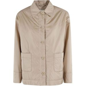 Aspesi, Dames, Jassen, Beige, Maat: 2XS