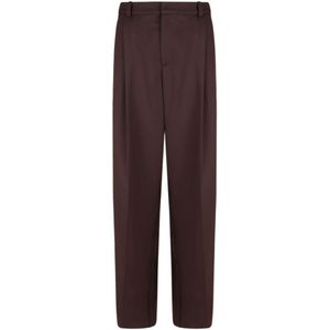 Elisabetta Franchi, Dames, Broeken, Bruin, Maat: M Katoen,