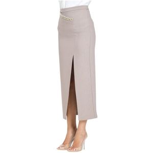 Simona Corsellini, Dames, Rokken, Grijs, Maat: XS