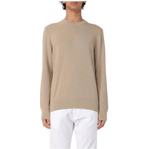 Hugo, Heren, Truien, Beige, Maat: L Katoen,