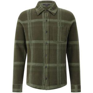 Vince, Heren, Overhemden, Groen, Maat: L Flanel,