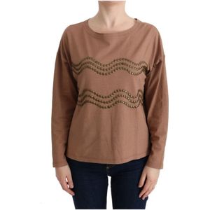 John Galliano Bruin Gebreid Pullover Truien