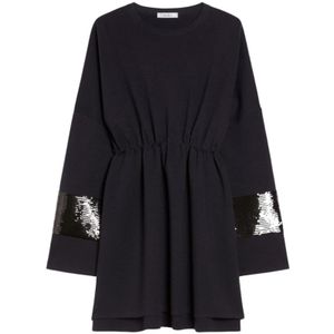 Max Mara, Dames, Jurken, Blauw, Maat: L Wol,