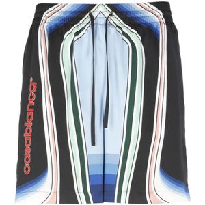 Casablanca, Heren, Korte broeken, Veelkleurig, Maat: S Zijde,