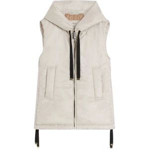 Max Mara, Dames, Jassen, Beige, Maat: XS Zijde,