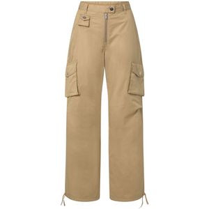 Ganni, Dames, Broeken, Bruin, Maat: L Katoen,