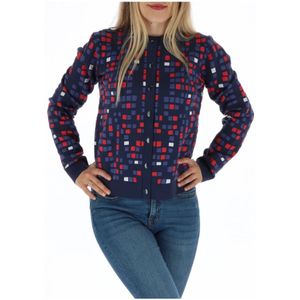 Armani Jeans, Dames, Truien, Veelkleurig, Maat: S Katoen,