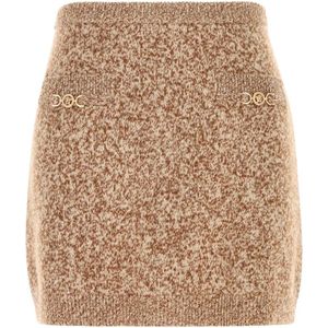 Versace, Dames, Rokken, Geel, Maat: 2XS Wol,