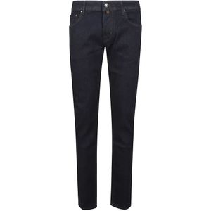 Jacob Cohën, Heren, Jeans, Blauw, Maat: W31 Katoen,