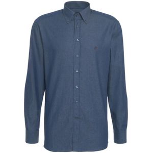 Etro, Heren, Overhemden, Blauw, Maat: 2XL Katoen,