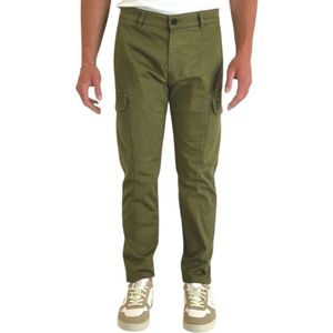 Roy Roger's, Heren, Broeken, Groen, Maat: W31 Katoen,