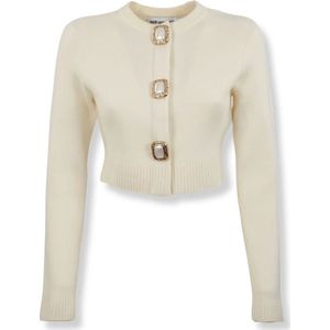 Self Portrait, Dames, Truien, Beige, Maat: S