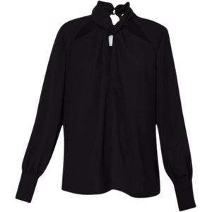 Liu Jo, Dames, Blouses & Shirts, Zwart, Maat: XS