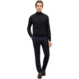 Boglioli, Heren, Truien, Blauw, Maat: S Wol,