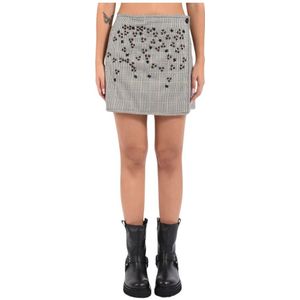 Msgm, Dames, Rokken, Veelkleurig, Maat: XS Viscose,