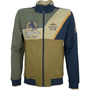 Aeronautica Militare, Heren, Sweatshirts & Hoodies, Veelkleurig, Maat: M Katoen,