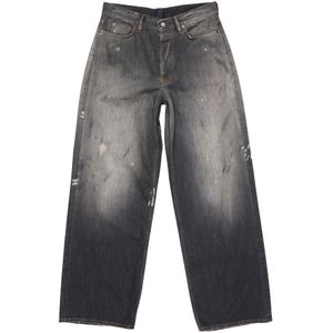 Acne Studios, unisex, Jeans, Zwart, Maat: XL Katoen,