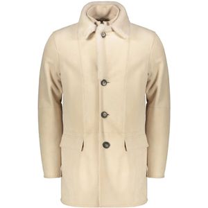 Herno, Heren, Jassen, Beige, Maat: L Wol,