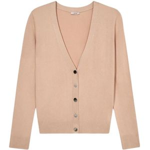 Oltre, Dames, Truien, Roze, Maat: S Viscose,