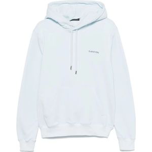 Lanvin, Heren, Sweatshirts & Hoodies, Blauw, Maat: M