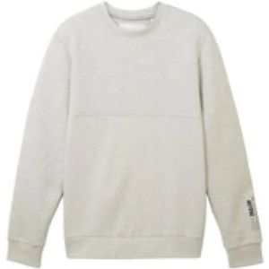 Tom Tailor, Heren, Sweatshirts & Hoodies, Grijs, Maat: XL Katoen,